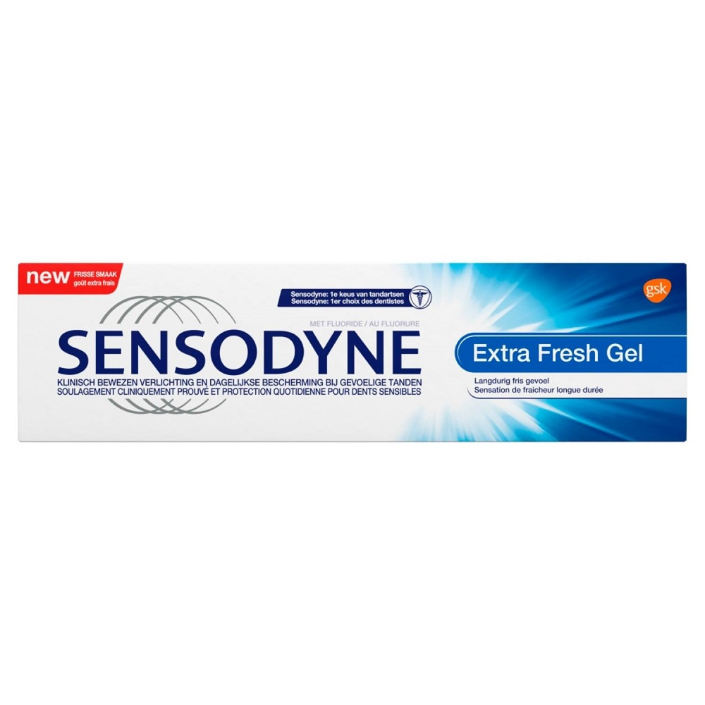 Voordeeldrogisterij Sensodyne Tandpasta Extra Fresh Gel - 75 ml aanbieding