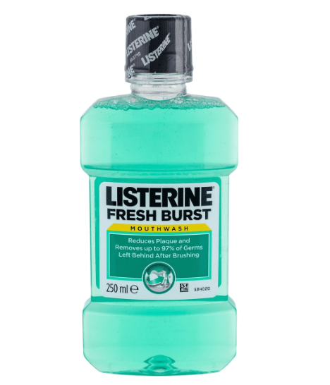 Voordeeldrogisterij Listerine Mondwater Fresh Burst - 250 ml aanbieding