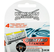 Wilkinson Wilkinson Quattro Titanium Scheermesjes - 3 Stuks