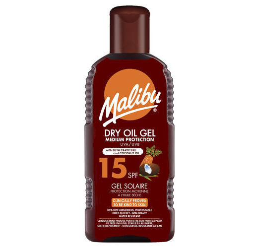Voordeeldrogisterij Malibu Dry Oil Gel SPF15 - 200 ml aanbieding