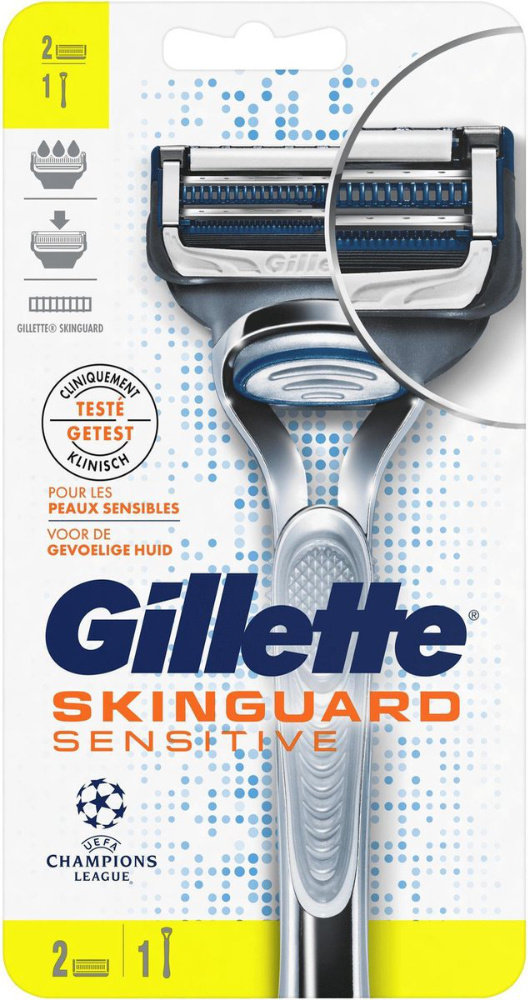 Voordeeldrogisterij Gillette SkinGuard Sensitive Scheerapparaat - +1 Navulmesje aanbieding