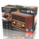 Adler Adler Retro Radio Met Bluetooth AD 1187 - Bruin Adler Adler Retro Radio Met Bluetooth AD 1187 - Bruin