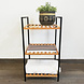 Huismerk Premium Badkamerrek Bamboe - 38 X 32,5 X 70 CM Huismerk Premium Badkamerrek Bamboe - 38 X 32,5 X 70 CM