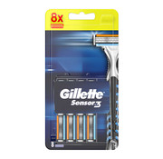 Gillette Gillette Sensor3 Scheermesjes - 8 Stuks