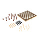 Huismerk Premium 3-In-1 Spelbord - 29.5 X 29 X 2 CM Huismerk Premium 3-In-1 Spelbord - 29.5 X 29 X 2 CM