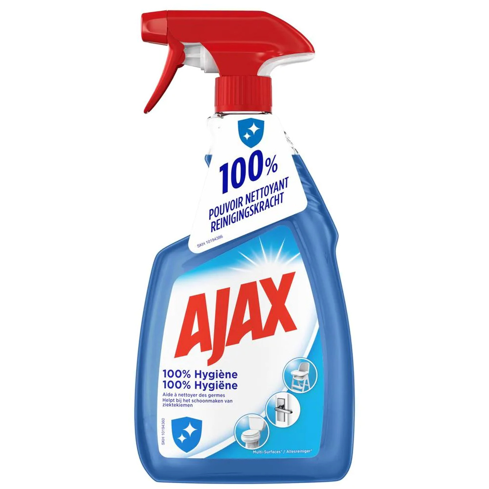 Voordeeldrogisterij Ajax Allesreiniger 100% Hygiëne Spray - 750 ml aanbieding
