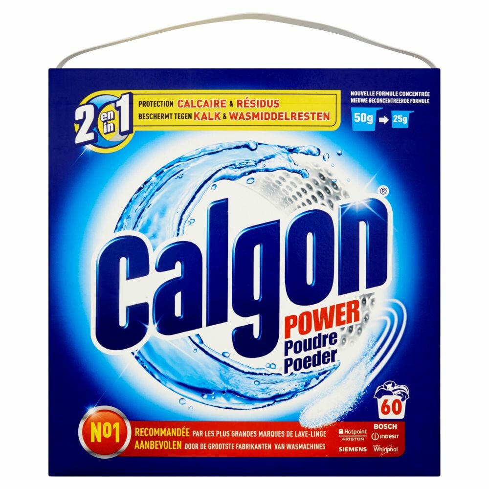 Voordeeldrogisterij Calgon 2 In 1 Poeder - 1,5 kg aanbieding