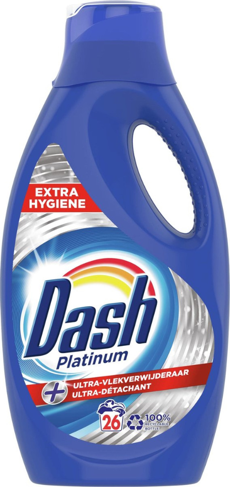 Voordeeldrogisterij Dash Vloeibaar Wasmiddel Platinum - 26 Wasbeurten aanbieding