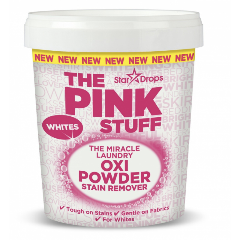 Voordeeldrogisterij The Pink Stuff Vlekverwijderpoeder Oxi Powder Wit - 1kg aanbieding