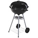Progarden Progarden Kogelbarbecue Met Wielen Zwart - 46 x 82 cm Progarden Progarden Kogelbarbecue Met Wielen Zwart - 46 x 82 cm