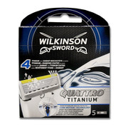 Wilkinson Wilkinson Quattro Titanium Core Motion Scheermesjes - 5 Stuks