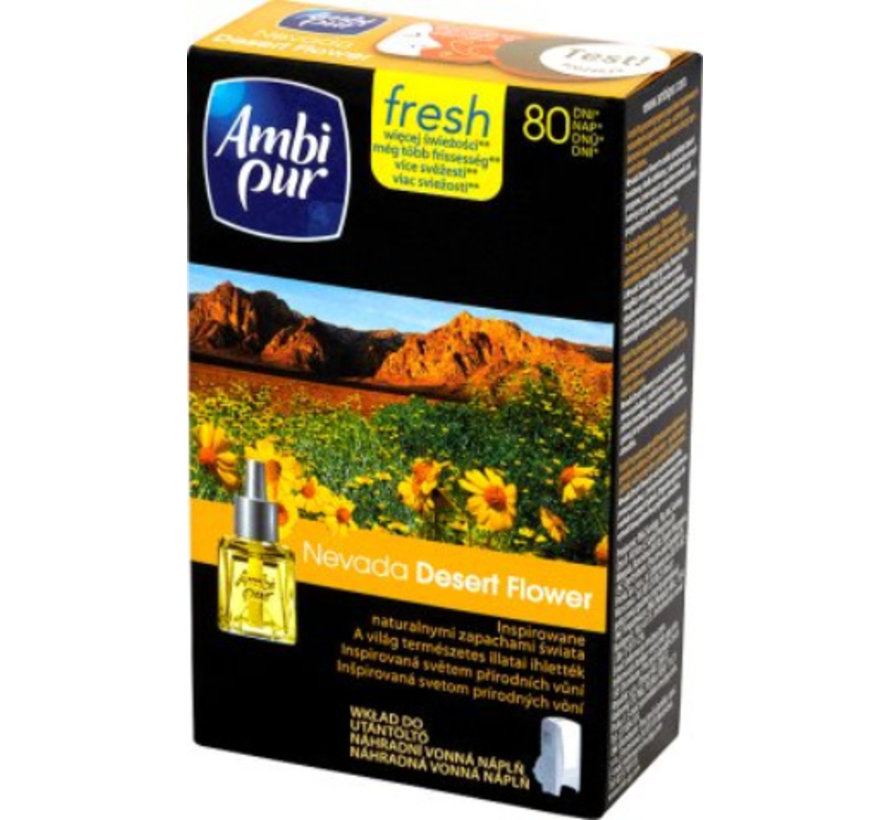 Ambi Pur Luchtverfrisser Nevada Desert Flower Refill - 18 ml