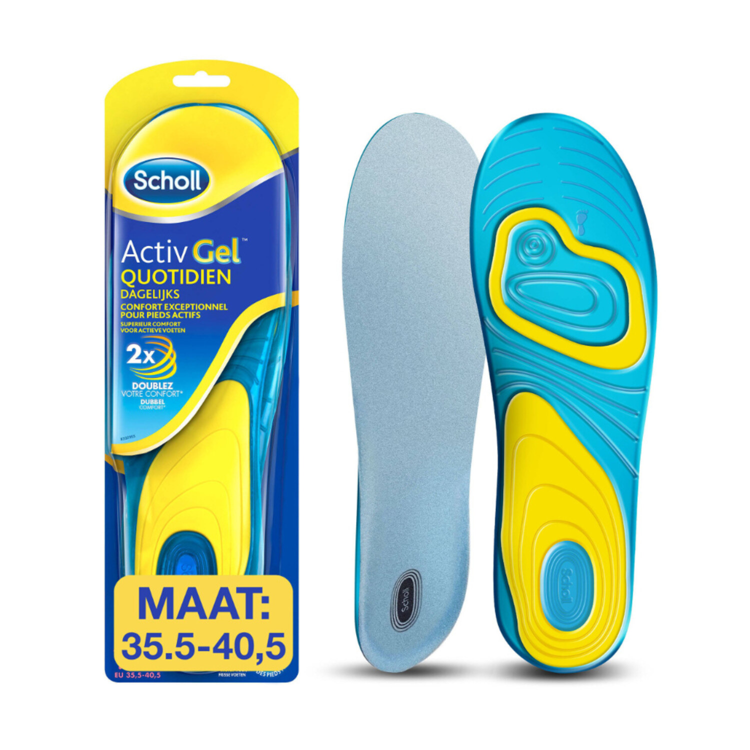 Scholl Inlegzool Gel Activ Everyday Women 35.5 40.5 Voordeeldrogisterij