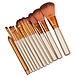 Huismerk Premium Make-up Borstel Set Met Metalen Opbergkoffer - 12 Delig Huismerk Premium Make-up Borstel Set Met Metalen Opbergkoffer - 12 Delig