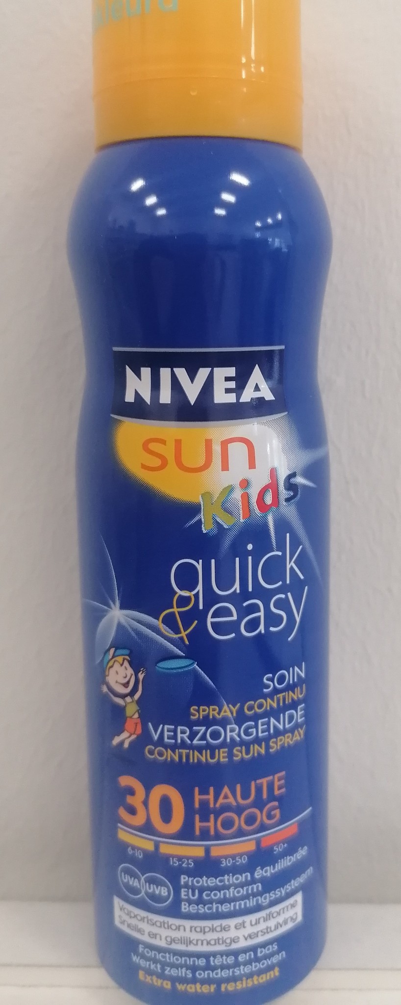 Voordeeldrogisterij Nivea Sun - Zonnebrandspray Quick & Easy Kids Factor 30 - 150ml aanbieding