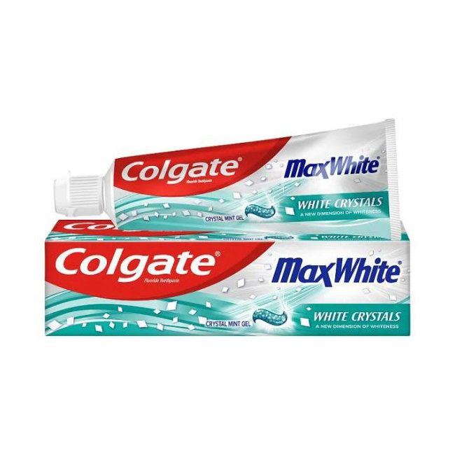 Voordeeldrogisterij Colgate Max White Whitening Crystal Mint Tandpasta - 100 ml aanbieding