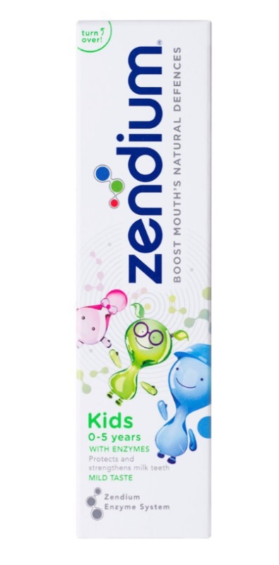 Voordeeldrogisterij Zendium Tandpasta Kids 0-5 Jaar - 75 ml aanbieding