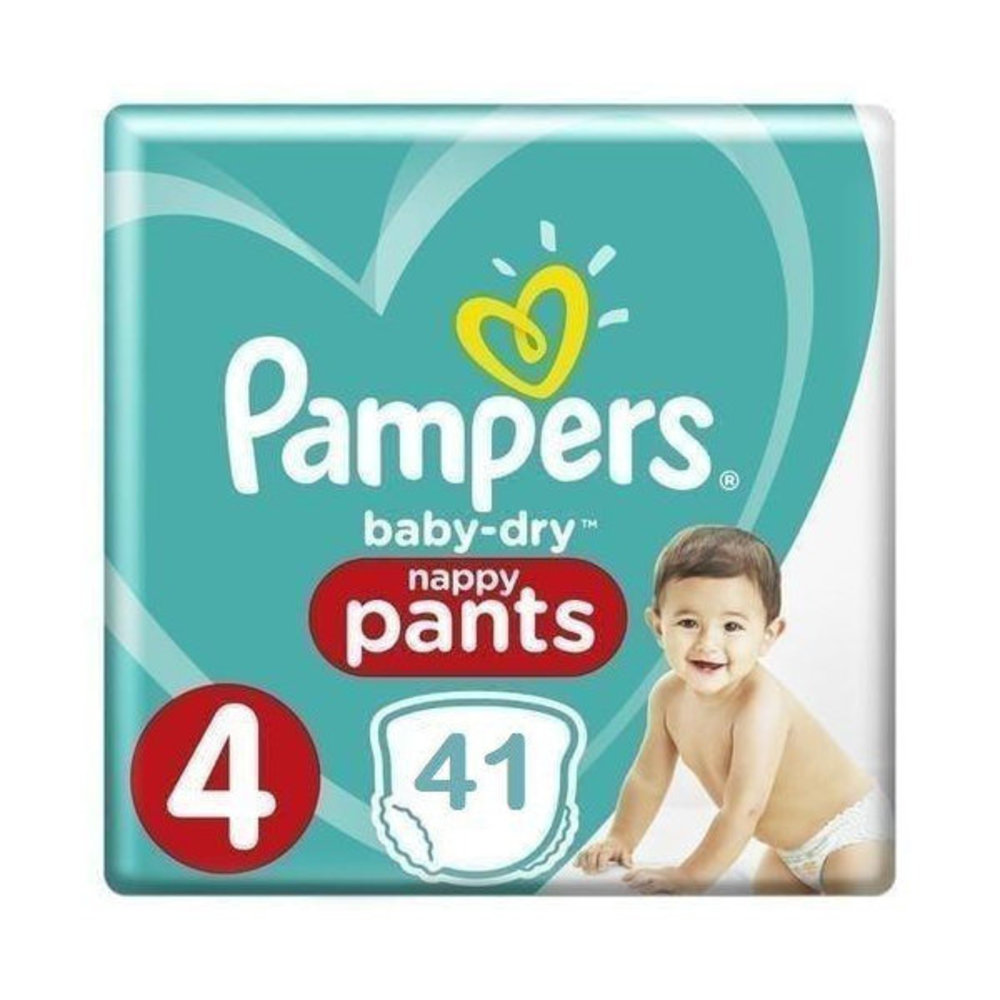 instinct Lelie Papa Pampers Baby-Dry Luierbroekjes Maat 4 - 41 Stuks - Voordeeldrogisterij