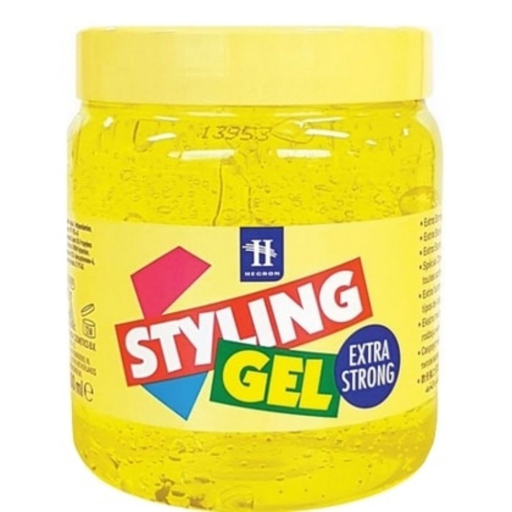 Hegron Extra Strong Styling Gel 500 ml Voordeeldrogisterij