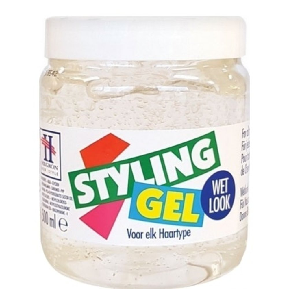 Hegron Wetlook Styling Gel 500 ml Voordeeldrogisterij