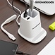 Huismerk 5-in-1 draadloze oplader met organiser-standaard en USB LED-lamp DesKing Voordeeldrogisterij Huismerk 5-in-1 draadloze oplader met organiser-standaard en USB LED-lamp DesKing Voordeeldrogisterij