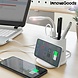 Huismerk 5-in-1 draadloze oplader met organiser-standaard en USB LED-lamp DesKing Voordeeldrogisterij Huismerk 5-in-1 draadloze oplader met organiser-standaard en USB LED-lamp DesKing Voordeeldrogisterij