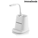Huismerk 5-in-1 draadloze oplader met organiser-standaard en USB LED-lamp DesKing Voordeeldrogisterij Huismerk 5-in-1 draadloze oplader met organiser-standaard en USB LED-lamp DesKing Voordeeldrogisterij