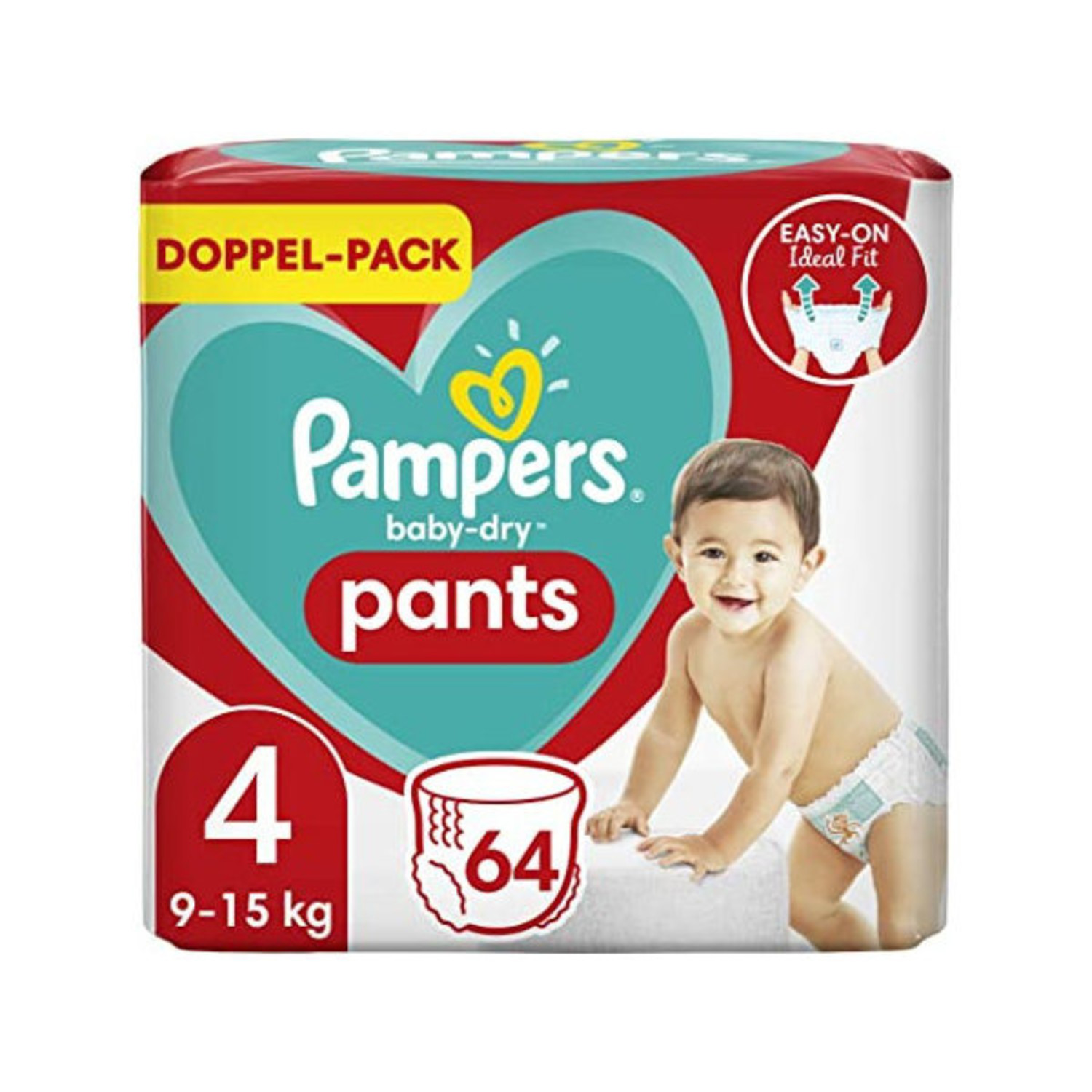 Pampers Dry Nappy Pants Maat 4 - 64 luierbroekjes - Voordeeldrogisterij