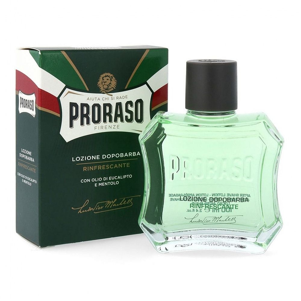 Voordeeldrogisterij Proraso Green Line Aftershave Lotion - 100ml aanbieding