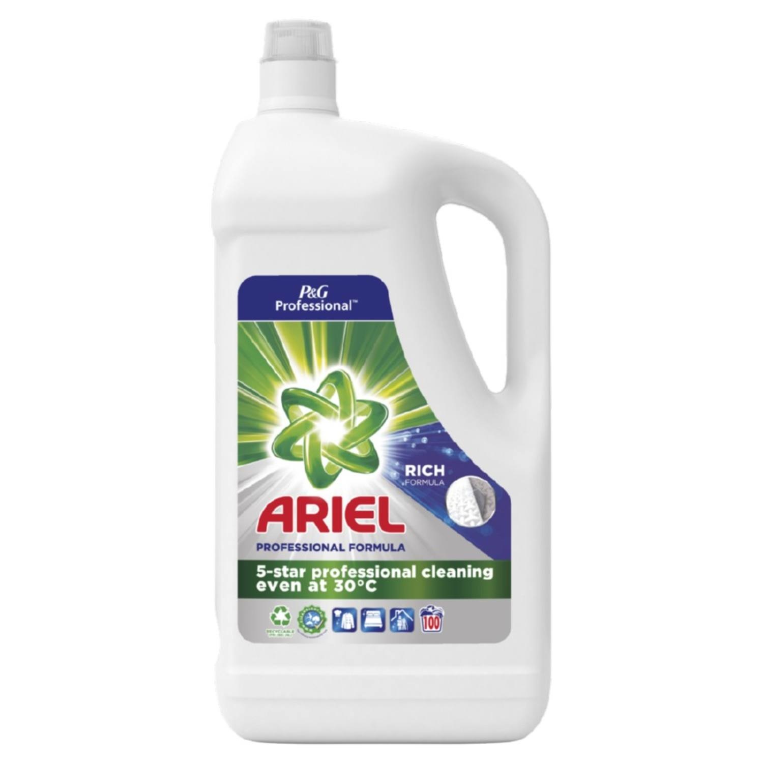 Voordeeldrogisterij Ariel - Professional - Vloeibaar Wasmiddel - Regular - 100 wasbeurten - 5L - aanbieding