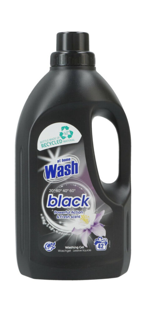 Voordeeldrogisterij At Home Vloeibaar Wasmiddel Zwart - 42 Wasbeurten aanbieding