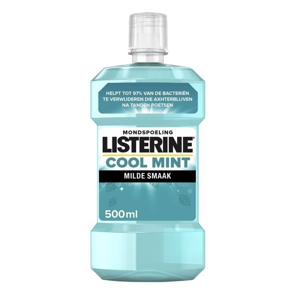 Voordeeldrogisterij Listerine Cool Mint Mondwater Met Milde Smaak - 500 ml aanbieding