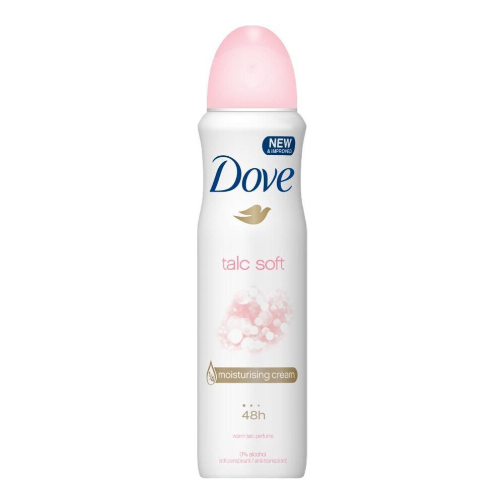 Dove Deodorant Talc Soft Spray 150 ml Voordeeldrogisterij