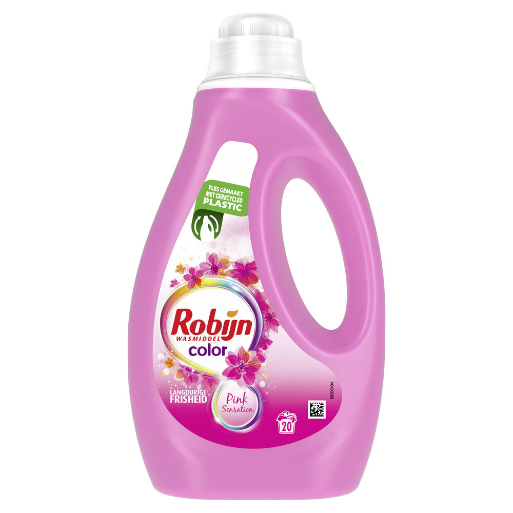 Voordeeldrogisterij Robijn Wasmiddel Pink Sensation 1L - 20 Wasbeurten aanbieding