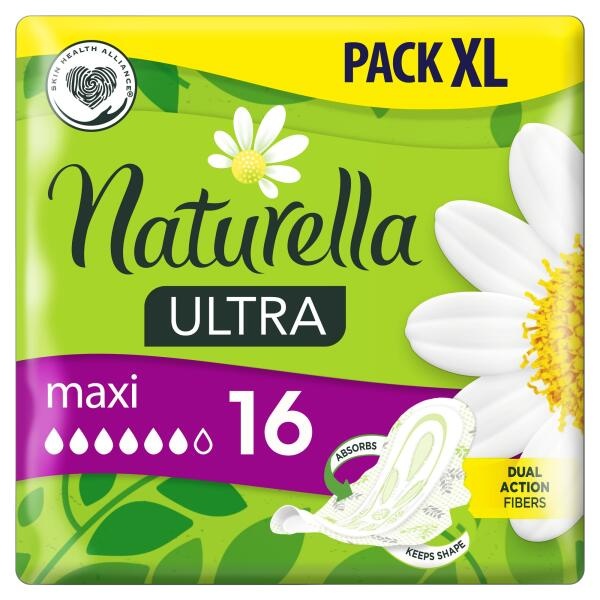 Voordeeldrogisterij Naturella ultra maxi - 16 pads aanbieding