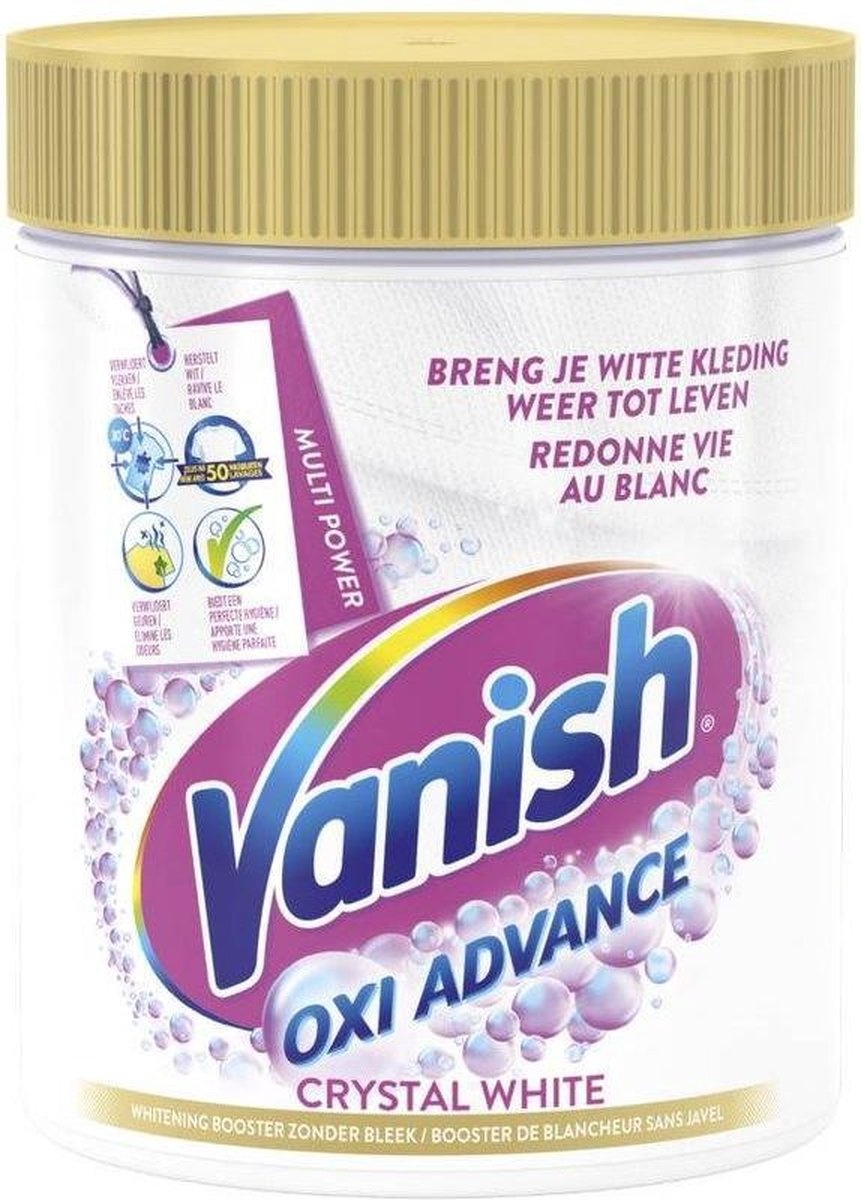 Voordeeldrogisterij Vanish Oxi Advance witte was booster poeder - 28 wasbeurten aanbieding