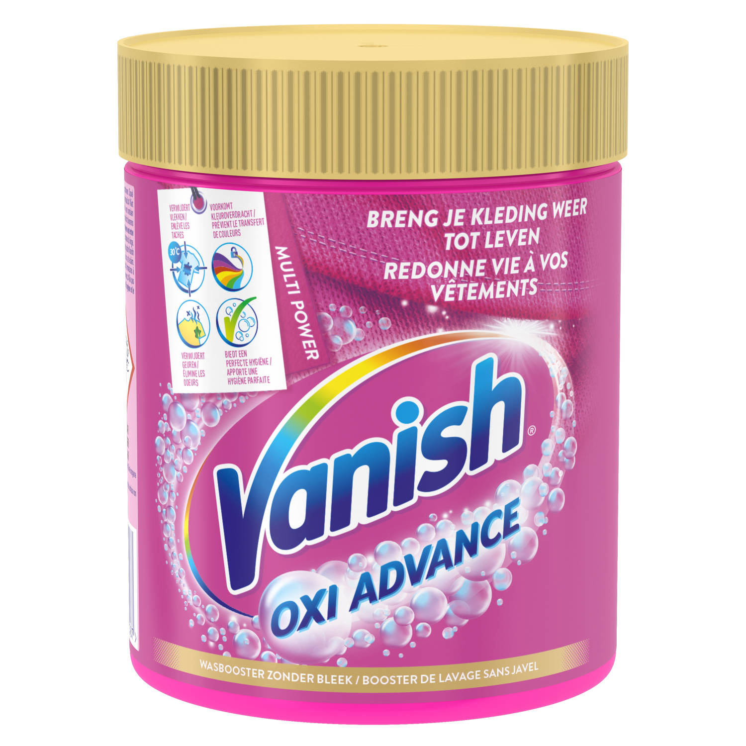 Voordeeldrogisterij Vanish Oxi Advance Colour Safe Wasbooster poeder - 24 wasbeurten aanbieding