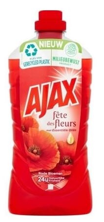 Voordeeldrogisterij Ajax Allesreiniger Rode Bloemen - 1000ml aanbieding