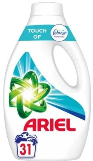 Voordeeldrogisterij Ariel Vloeibaar Touch of Febreze -31 wasbeurten- 1550ml aanbieding