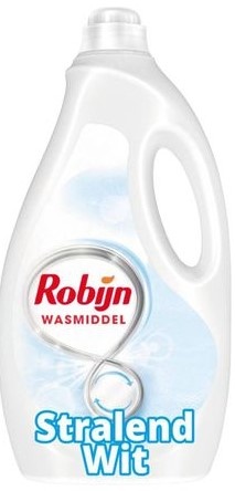 Voordeeldrogisterij Robijn Vloeibaar Wasmiddel - Wit 60 Wasbeurten aanbieding