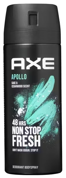 Voordeeldrogisterij Axe Deospray Apollo 48h - 150ml aanbieding