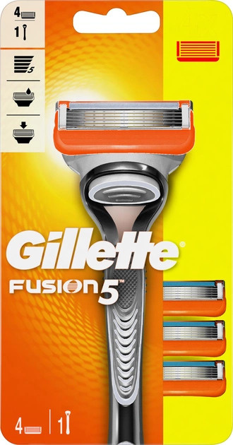 Voordeeldrogisterij Gillette Fusion5 Houder + 4 mesjes aanbieding