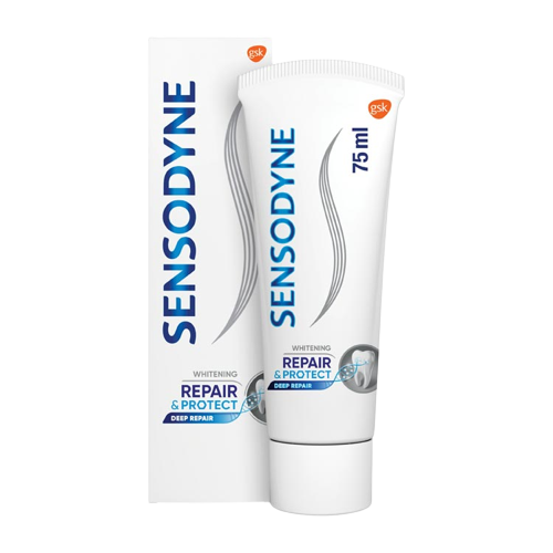 Voordeeldrogisterij Sensodyne Tandpasta Repair & Protect Whitening - 75ml aanbieding