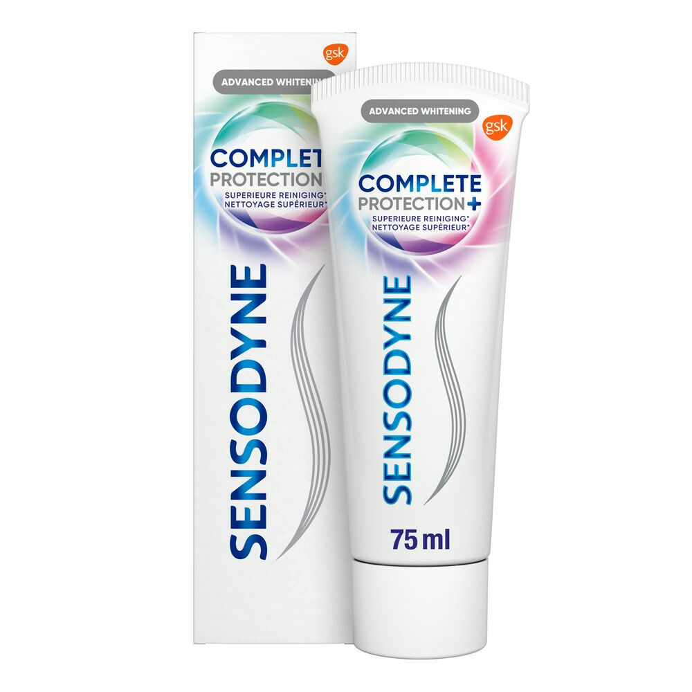 Voordeeldrogisterij Sensodyne Tandpasta Complete Protection Advanced Whitening - 75 ml aanbieding