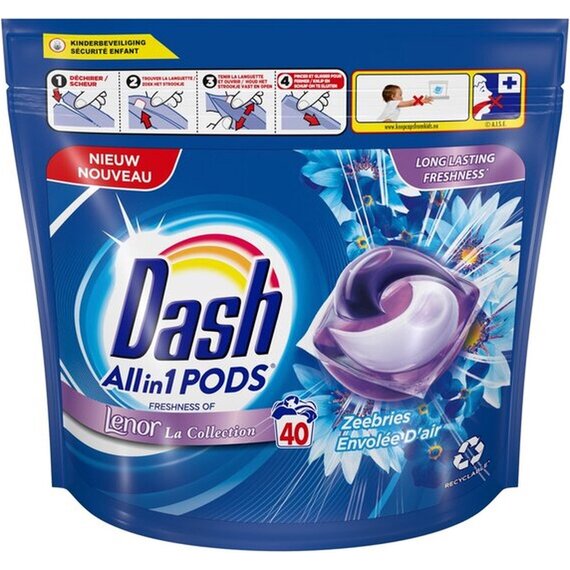 Dash Platinum Wasmiddel Pods + Ultra Vlekverwijderaar - 3x40 Wasbeurten  