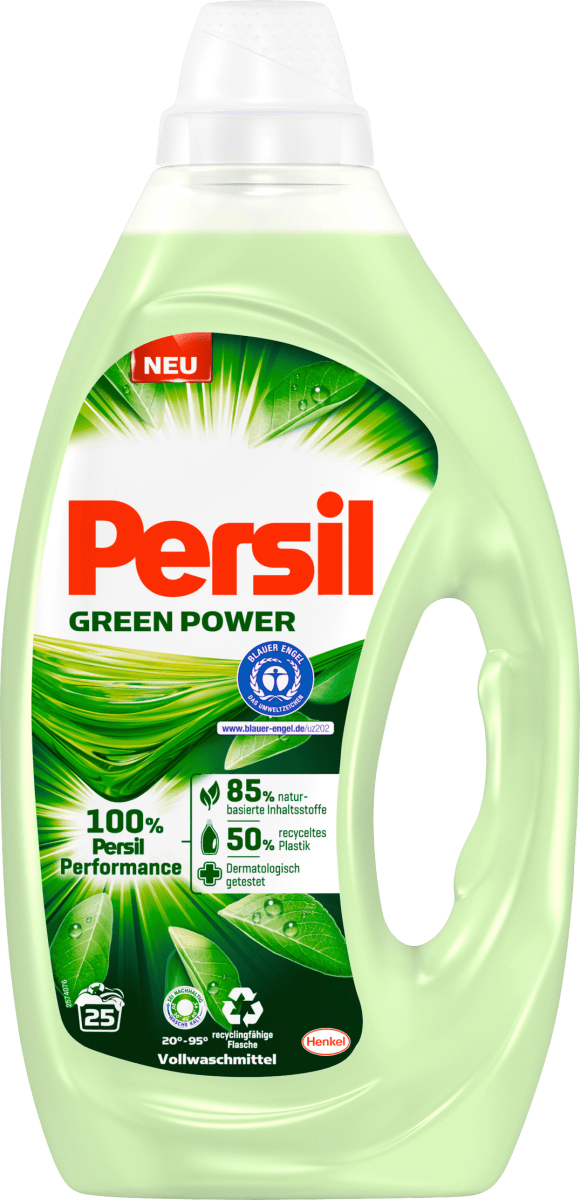 Voordeeldrogisterij Persil Vloeibaar Wasmiddel Green Power - 25 Wasbeurten aanbieding