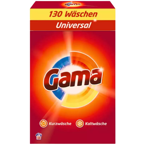 Voordeeldrogisterij Gama Waspoeder Universal 3-in-1 - 100 Wasbeurten aanbieding