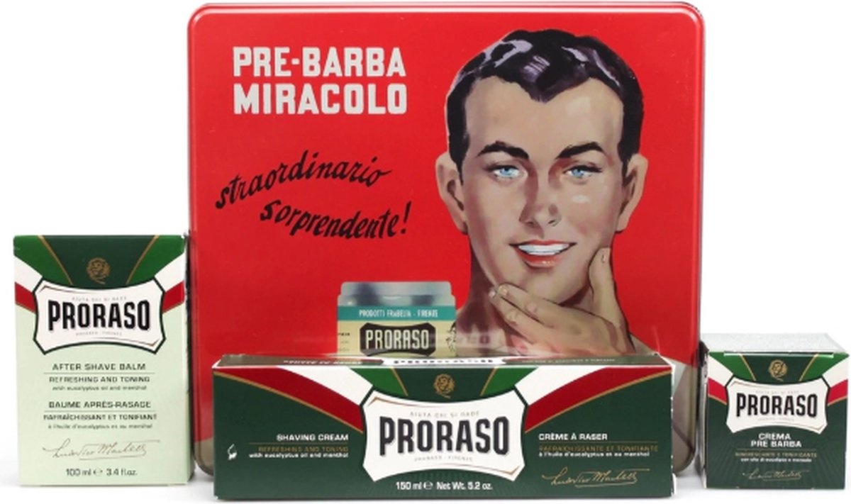 Voordeeldrogisterij PRORASO Vintage Selectie Gino Refresh Giftbox aanbieding