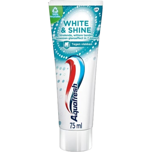 Voordeeldrogisterij Aquafresh Tandpasta White & Shine - 75 ml aanbieding