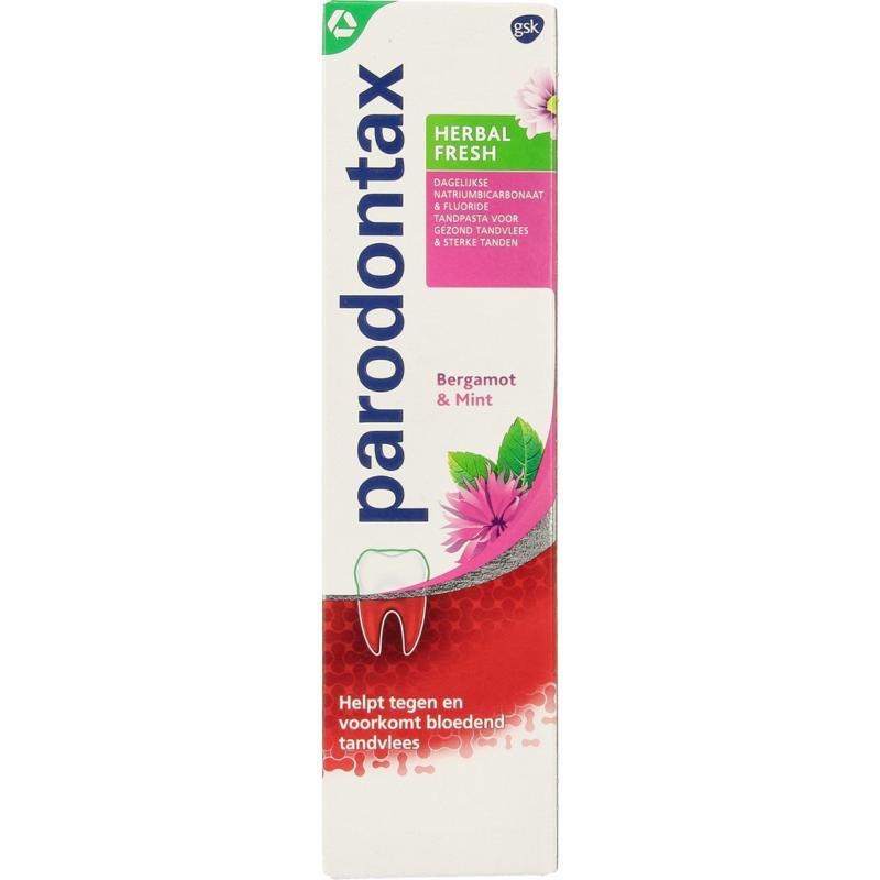 Voordeeldrogisterij Parodontax Herbal Fresh Tandpasta - 75 ml aanbieding